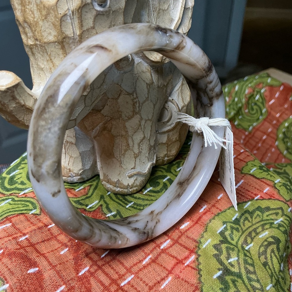 Nephrite Jade Hard Bangle 58.8mm
